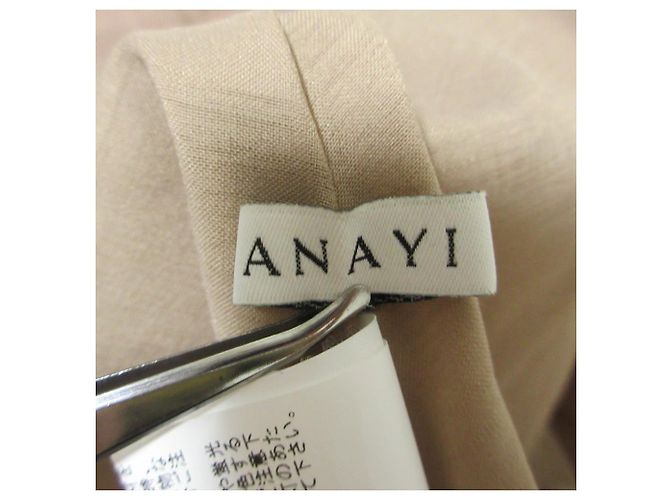 Autre Marque Falda larga ANAYI Beige - vista 3