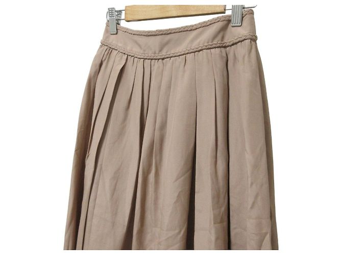 Autre Marque Falda larga ANAYI Beige - vista 4