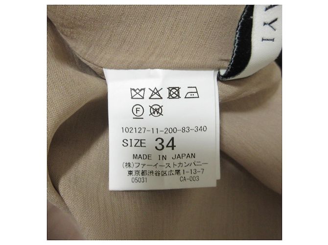Autre Marque Falda larga ANAYI Beige - vista 5