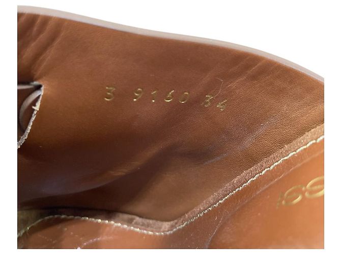 Autre Marque Hochhackige Ledersandalen von Sergio Rossi Braun - Ansicht 8