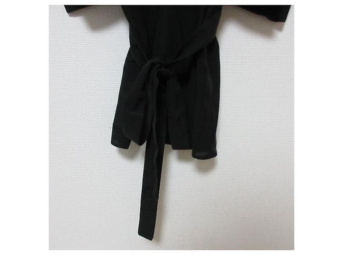 Autre Marque Blusa de manga quadrada CLANE Preto - vista 7