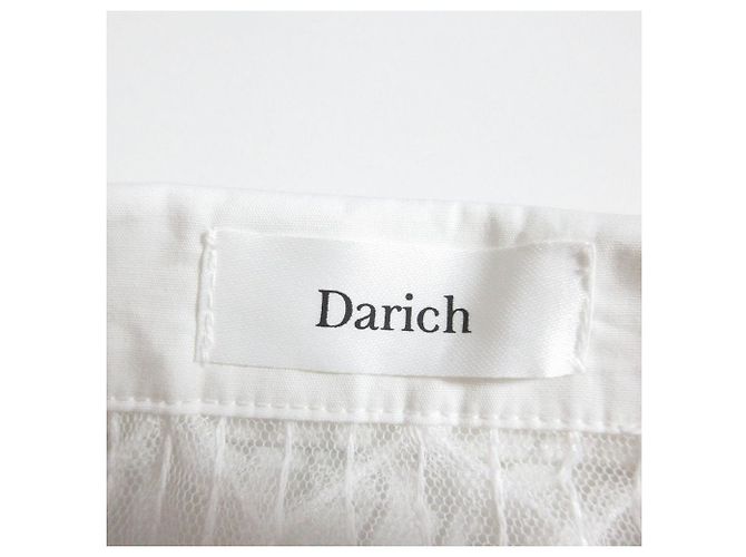 Autre Marque Camicia a Maniche Lunghe Darich Block Lace Docking Bianco - vista 6
