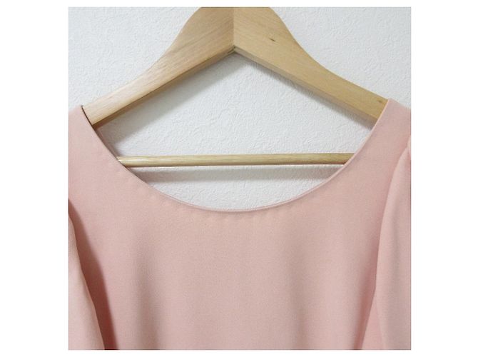 Dolce & Gabbana Blusa de manga acampanada elástica Dolce&Gabbana Rosa - vista 3