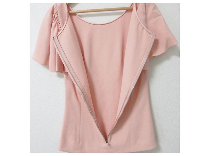 Dolce & Gabbana Blusa de manga acampanada elástica Dolce&Gabbana Rosa - vista 5