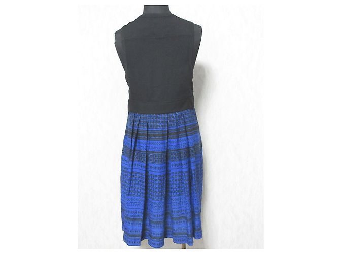 Autre Marque Robe Diesel Black Gold Noir Bleu - vue 2