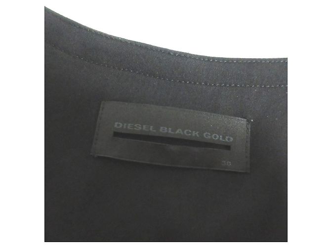 Autre Marque Robe Diesel Black Gold Noir Bleu - vue 5