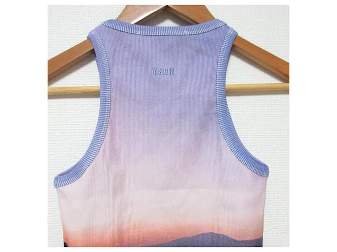 Autre Marque Top sin mangas MSGM Púrpura - vista 4