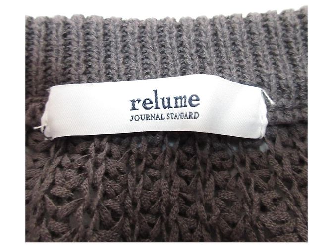 Autre Marque Suéter de hilo de cinta JOURNAL STANDARD relume Gris - vista 7