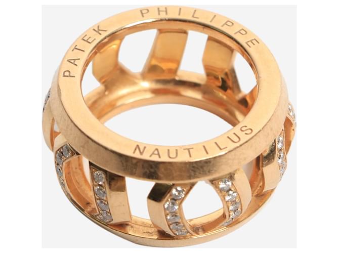 Patek Philippe Anello Nautilus in oro giallo D'oro - vista 2