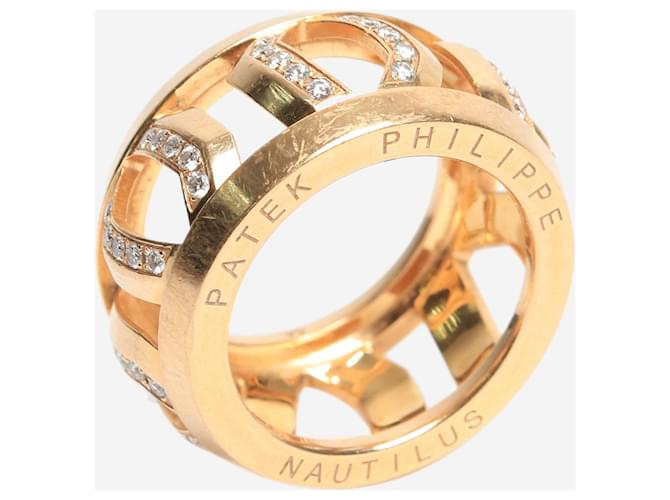 Patek Philippe Anello Nautilus in oro giallo D'oro - vista 4