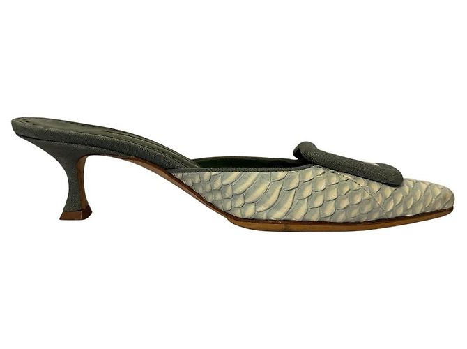 Maysale Low Heel Pointed Toe Mule Sandalen von Manolo Blahnik - Ansicht 5