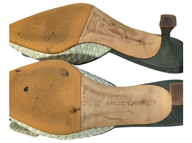 Maysale Low Heel Pointed Toe Mule Sandalen von Manolo Blahnik - Ansicht 8