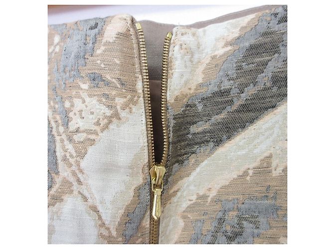 Autre Marque Drawer Semi Long Skirt Beige - view 4