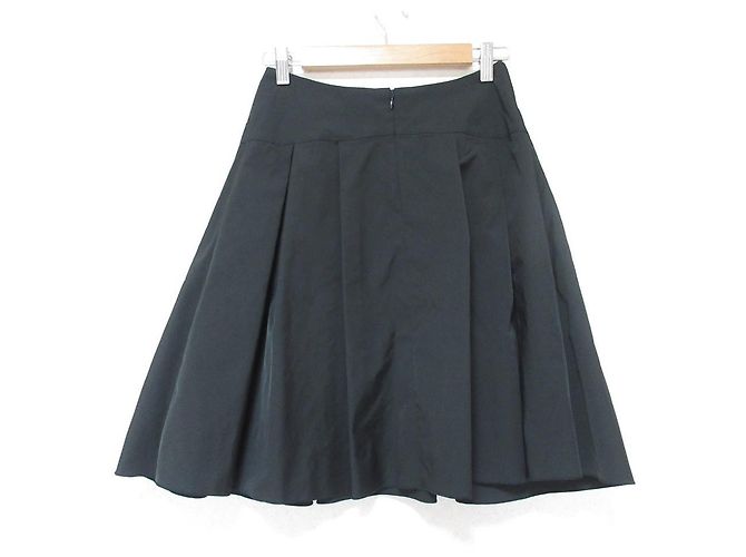 Autre Marque FALDA MINI ACAMPANADA DE TAFFETÁ ELÁSTICO FOXEY NEW YORK Negro - vista 2