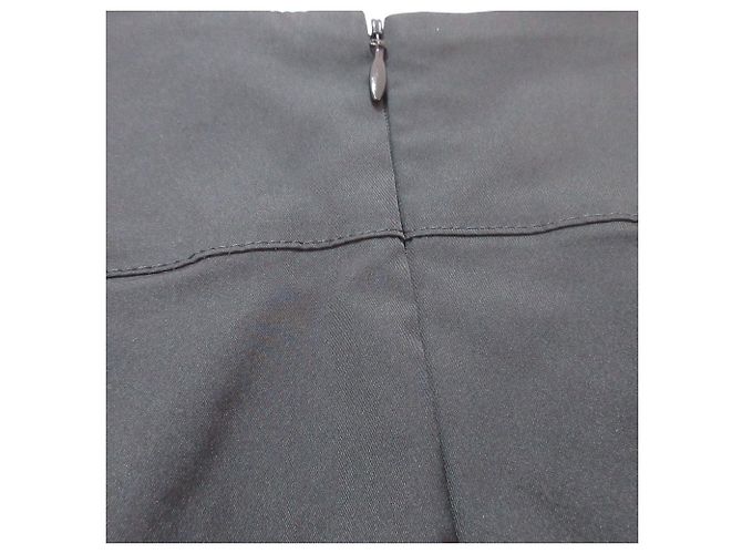 Autre Marque FALDA MINI ACAMPANADA DE TAFFETÁ ELÁSTICO FOXEY NEW YORK Negro - vista 3