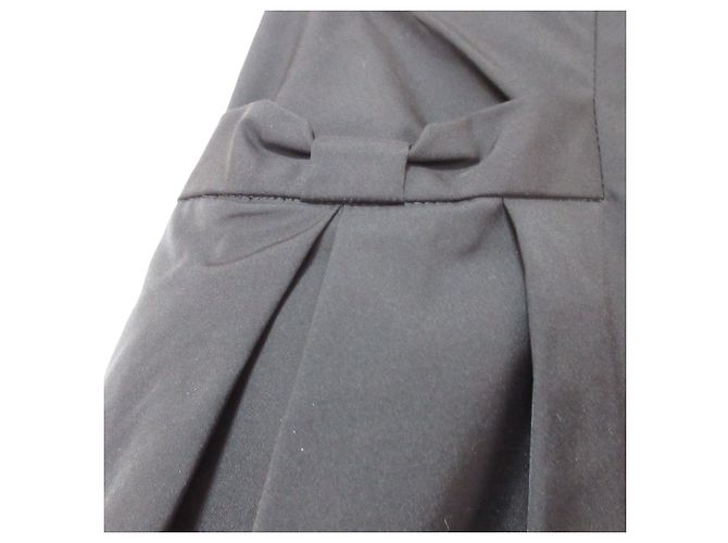 Autre Marque FALDA MINI ACAMPANADA DE TAFFETÁ ELÁSTICO FOXEY NEW YORK Negro - vista 5