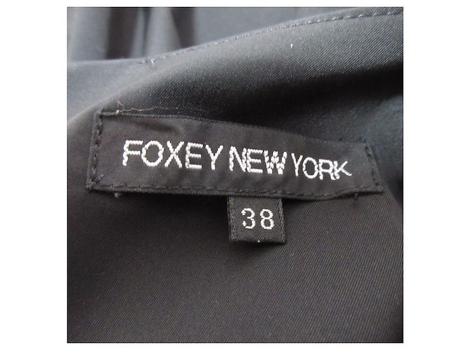 Autre Marque FALDA MINI ACAMPANADA DE TAFFETÁ ELÁSTICO FOXEY NEW YORK Negro - vista 9