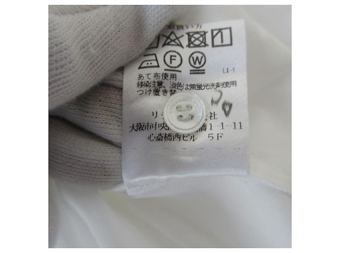 Autre Marque Blusa Camisa Sin Cuello STRASBURGO Blanco - vista 6