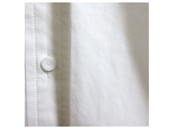 Autre Marque Blusa de manga francesa en capas Blanco - vista 2