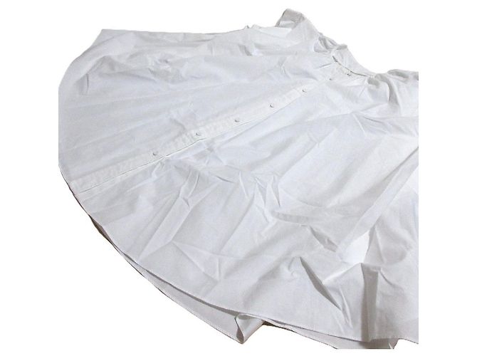 Autre Marque Blusa de manga francesa en capas Blanco - vista 4
