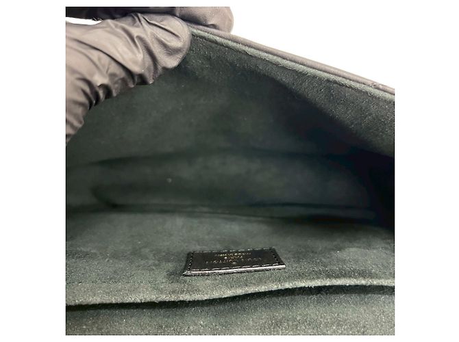 Borsa a spalla in pelle New Wave con catena 2 in 1 Louis Vuitton Nero - vista 9