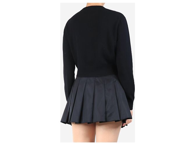 Altuzarra Schwarze cropped Strickjacke - Größe XL - Ansicht 2