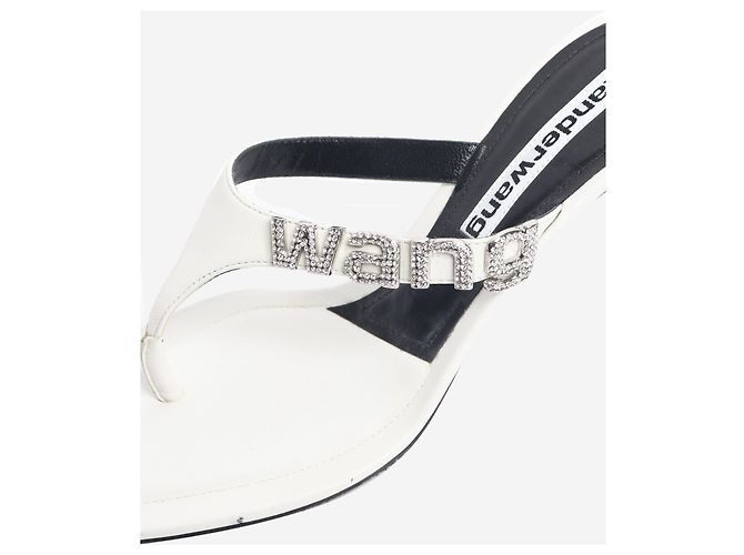 Alexander Wang Infradito con tacco in diamante bianco - taglia EU 37 - vista 3