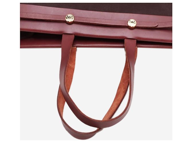 Hermès Borsa tote GM Herbag vintage 2002 marrone - vista 5