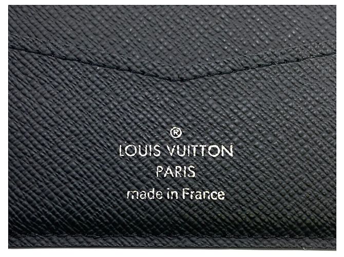 Slender Louis Vuitton Monogram Eclipse Bill Wallet Black - view 10