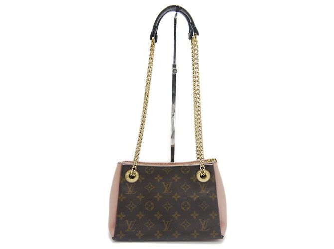 Louis Vuitton Surenne BB Monogram Rose Poudre Chain Shoulder Bag Pink - view 2