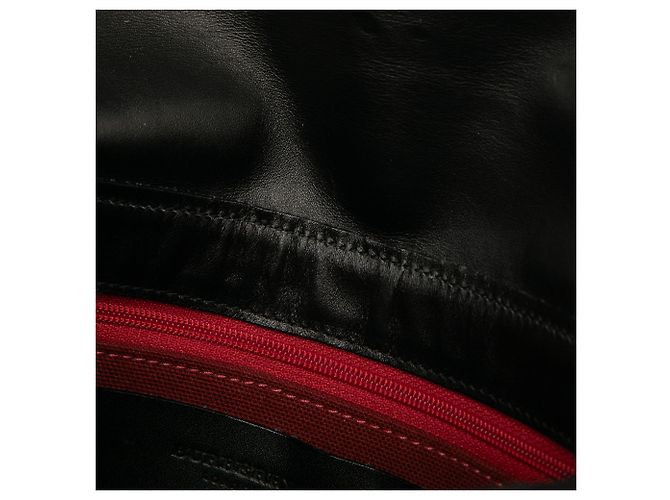 Borsa a spalla in lana a quadri mega nera Burberry Nero - vista 6