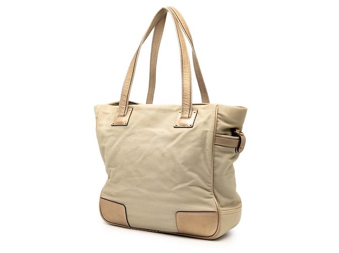 Braune Canvas Anagram Tasche von LOEWE Beige - Ansicht 2