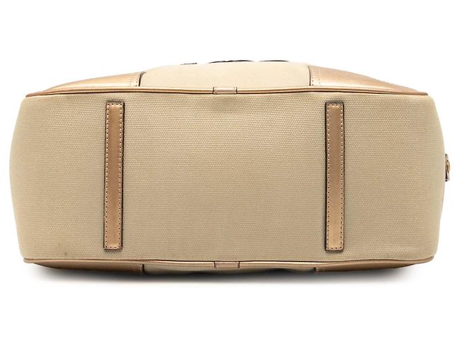 Braune Canvas Anagram Tasche von LOEWE Beige - Ansicht 3