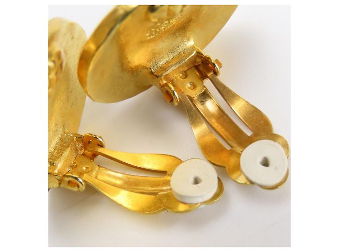 Orecchini a clip placcati in oro Chanel Coco Mark D'oro - vista 6