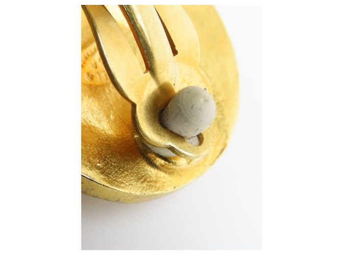 Orecchini a clip placcati in oro Chanel Coco Mark D'oro - vista 7