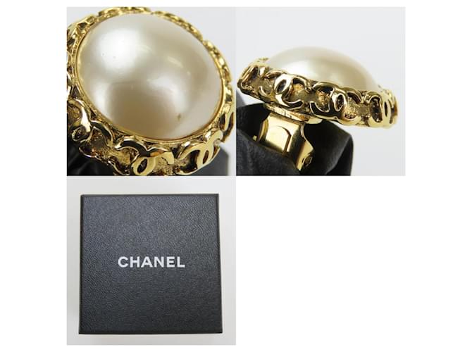 Orecchini in metallo Chanel Coco Mark D'oro - vista 10