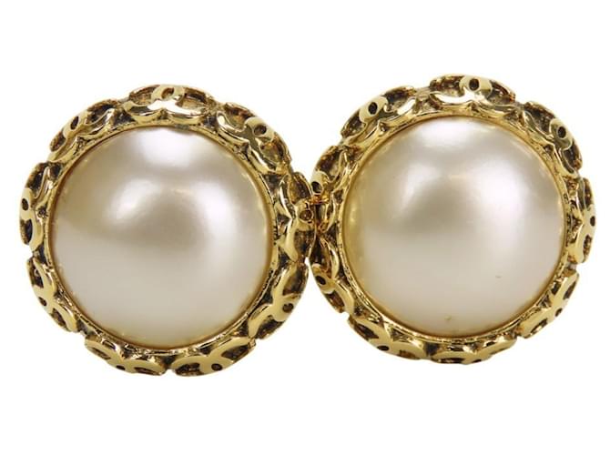 Orecchini in metallo Chanel Coco Mark D'oro - vista 11