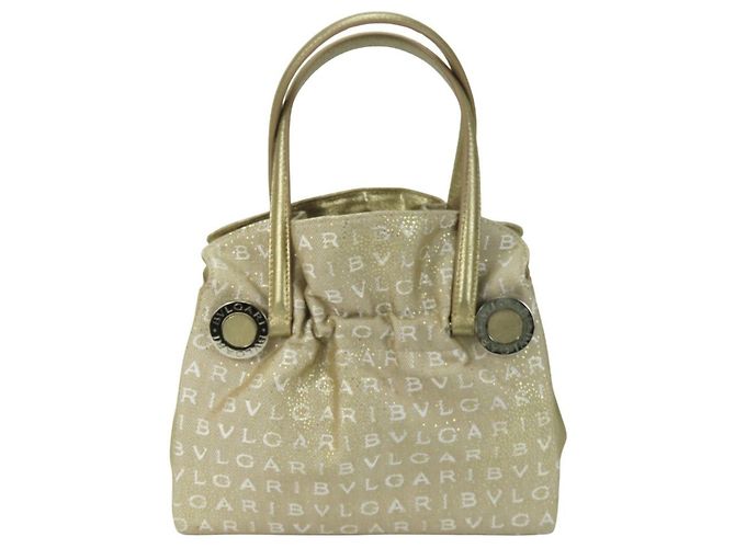 Bulgari Borsa Bvlgari Mania Bianco Beige - vista 3
