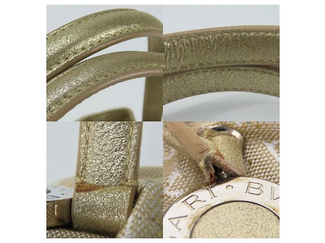 Bulgari Borsa Bvlgari Mania Bianco Beige - vista 5