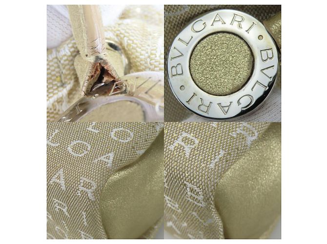 Bulgari Borsa Bvlgari Mania Bianco Beige - vista 6