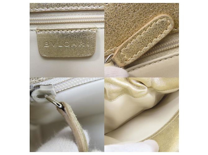Bulgari Borsa Bvlgari Mania Bianco Beige - vista 8