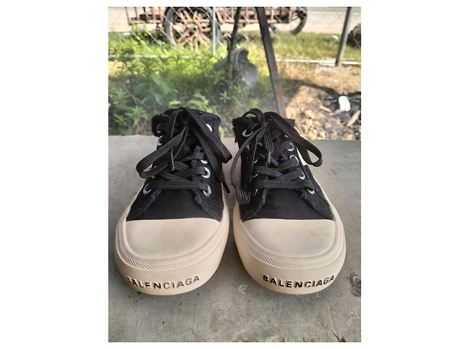 Autre Marque Mule sneaker distressed Balenciaga in nero - vista 5