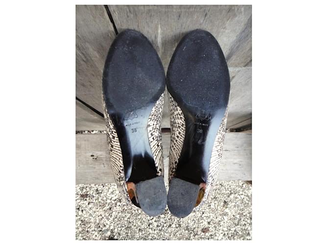 Pierre Hardy Python Boots Grey - view 6