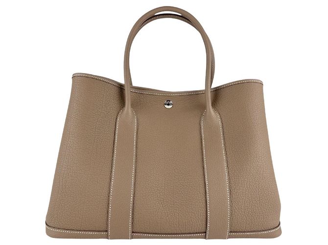 Hermes Hermès Garden PM 36 Negonda Etoupe Handbag (Sold) - Joli Closet