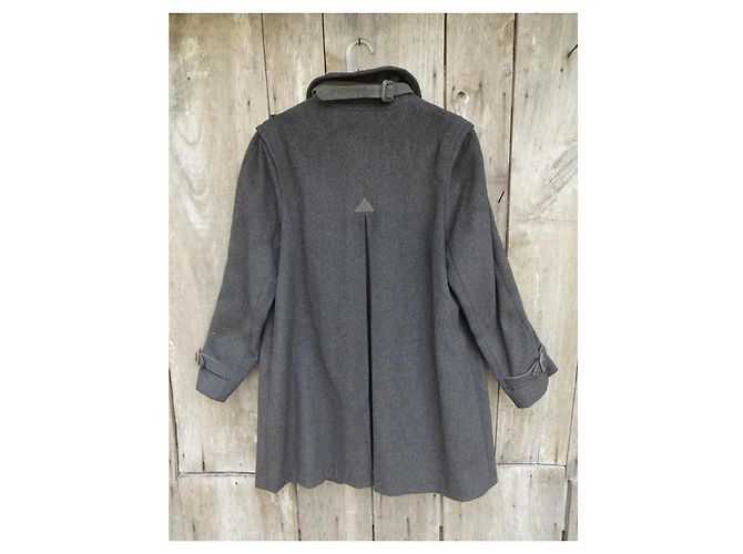 Abrigo Burberry Loden de lana gris - vista 6