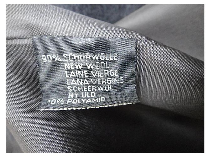 Abrigo Burberry Loden de lana gris - vista 8