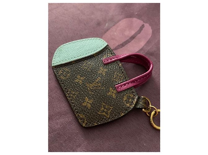 Charm per borsa Louis Vuitton Speedy Marrone Pelle - vista 3