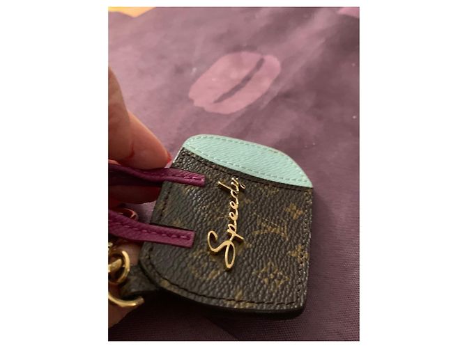 Charm per borsa Louis Vuitton Speedy Marrone Pelle - vista 9