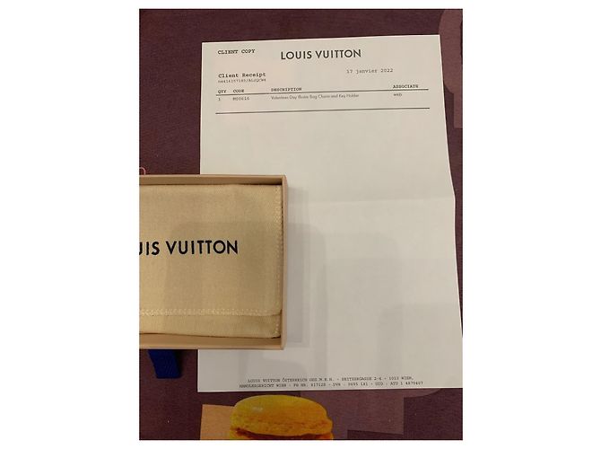 Charm da borsa Louis Vuitton San Valentino Rosa in vernice - vista 5
