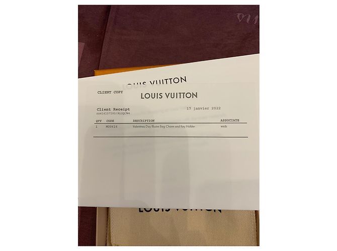 Charm da borsa Louis Vuitton San Valentino Rosa in vernice - vista 6